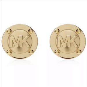 Michael Kors Gold Logo Stud Earrings 💕